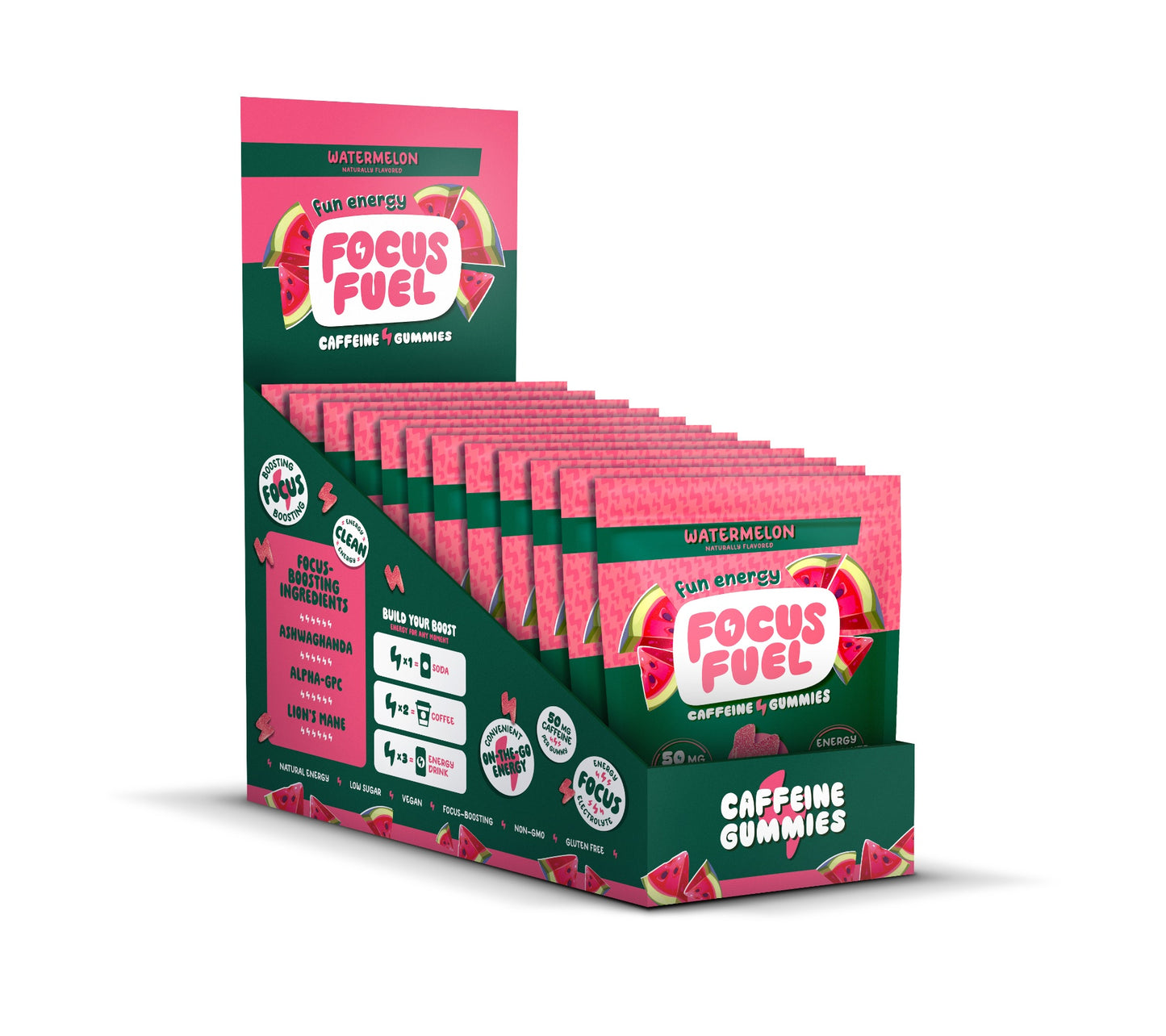 FocusFuel Watermelon Caddy 12-pack